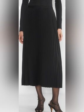 Aritzia Acclaim pleated midi skirt